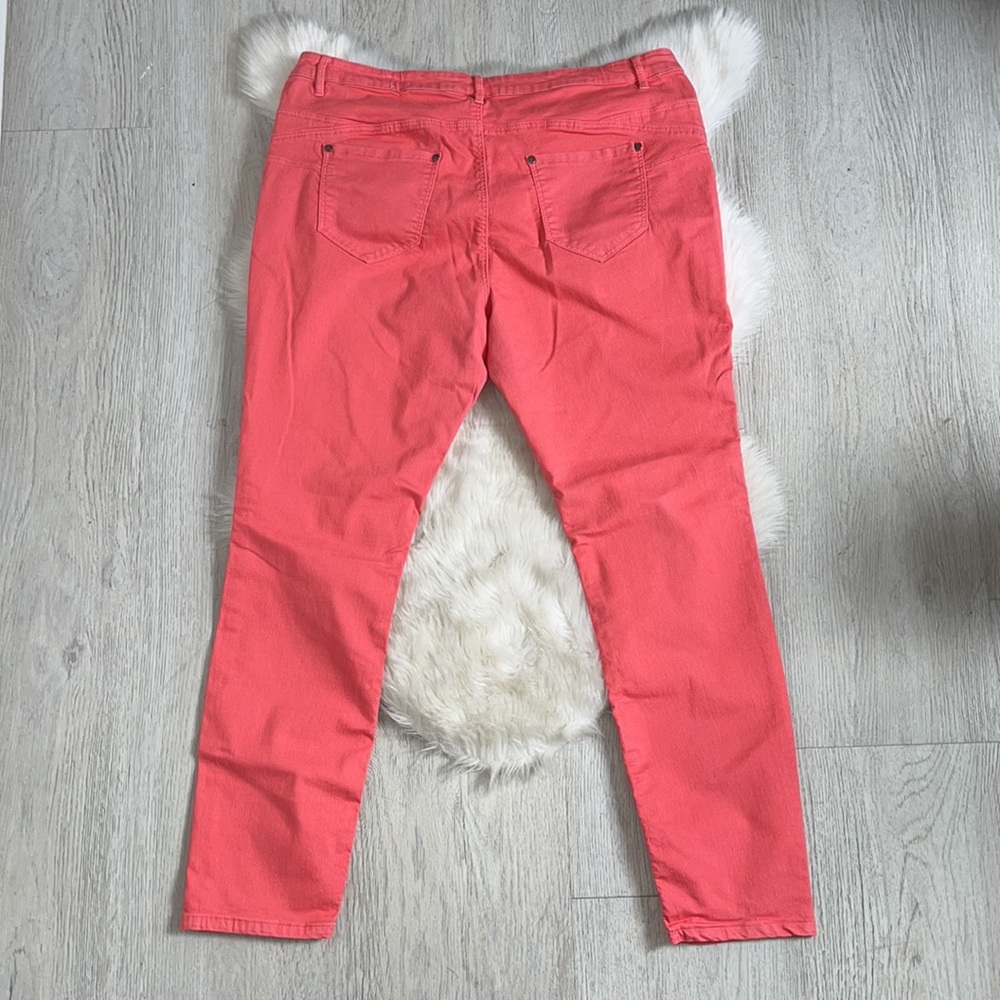 MB Sold PLUS SIZE Women’s Joe Boxer Coral Skinny Jeans Sz 17 - Picture 4 of 9